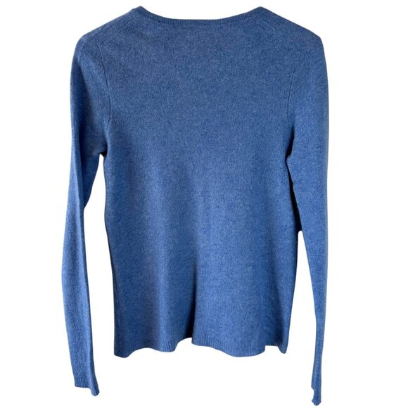 Tahari Pure Luxe 100% Cashmere Sweater - Size XL - Soft Blue - Picture 3 of 4